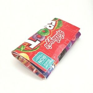Cute red women's wallet, Fun Fruit Loops Clutch